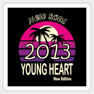 2013 Birthday Gift New Soul Young Heart Sticker